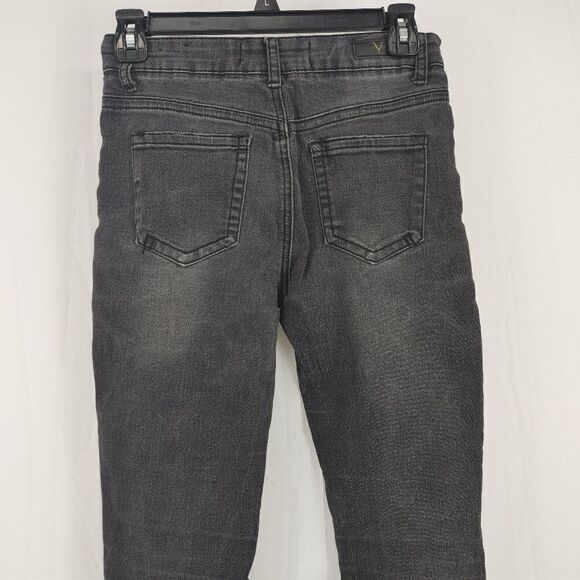 Versace V1969 Italia Abbigliamento Sportivo SRL Jean Skinny Black 28 Mid Rise.W - Picture 7 of 7